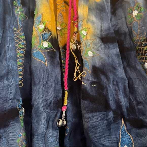 Multicolor Bohemian Maxi Skirt - Picture 4 of 8